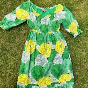 Vintage Juicy Couture flowered silk dress size M
